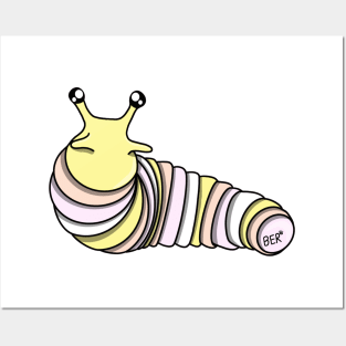 Pangender Pride Fidget Slug Posters and Art